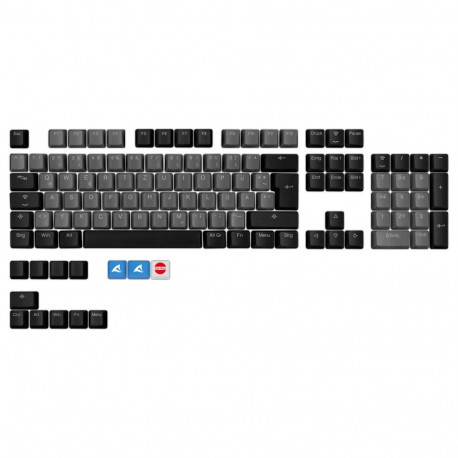 Sharkoon SKILLER SAC20 (must, 115 tk, ISO-Layout (DE))