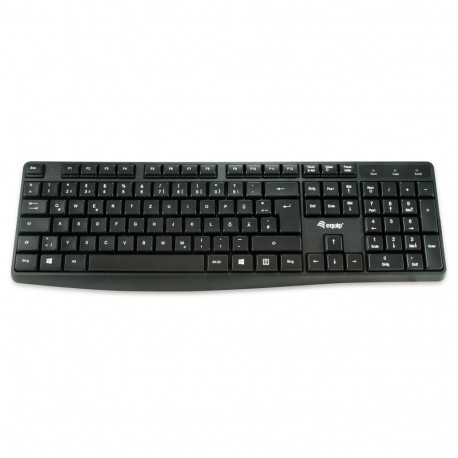 "Equip Kabelgebundene USB Keyboard schwarz. spanisch"
