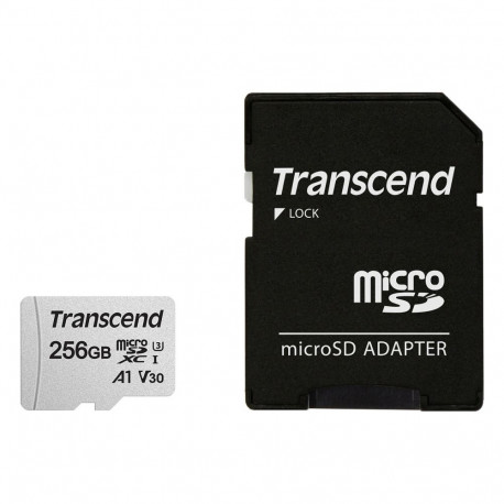 Transcend 256GB microSDXC-kaart USD300S-A koos adapteriga