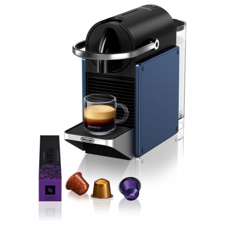 DeLonghi Nespresso Pixie EN* must/sinine kohvimasin