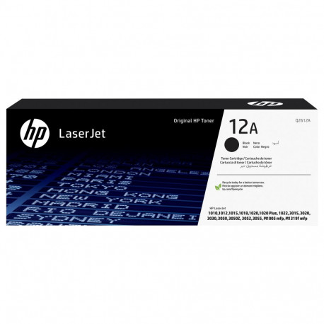 "HP 12A original LaserJet original Toner cartridge Q2612A black standard capacity 2.000 pages 1-pack
