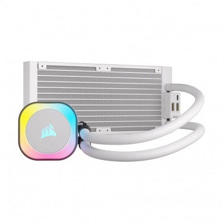 "K CORSAIR WAK Cooling iCUE LINK H100i WHITE RGB AIO 240mm"