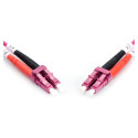 "DIGITUS LWL Patchkabel LC -> LC 2.00m Multimode Duplex OM4"
