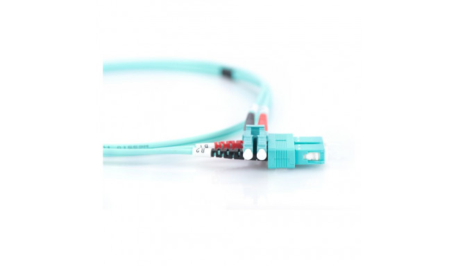 Digitus valguskaabli ühenduskaabel LC -> SC 1.00m Multimode Duplex OM3
