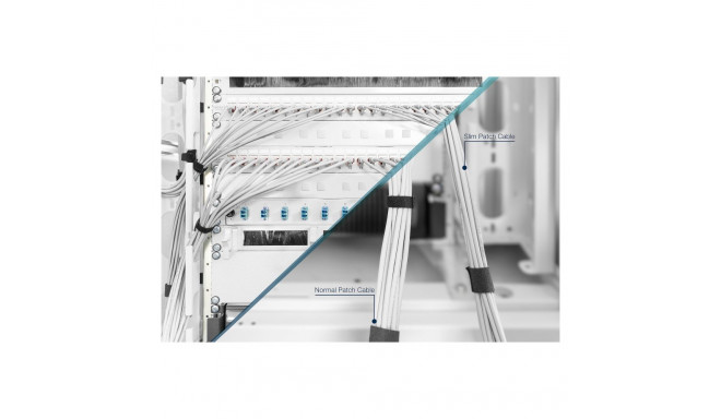 "DIGITUS CAT 6 U/FTP Slim Patchkabel 10m grau"