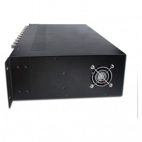 DIGITUS meediakonverteri šassii 2HE 14-slots must