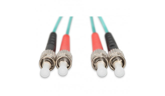 "DIGITUS LWL Patchkabel ST -> ST 1.00m Multimode Duplex OM3"