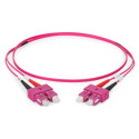 DIGITUS valguskaabli ühenduskaabel SC -> SC 1.00m Multimode Duplex OM4