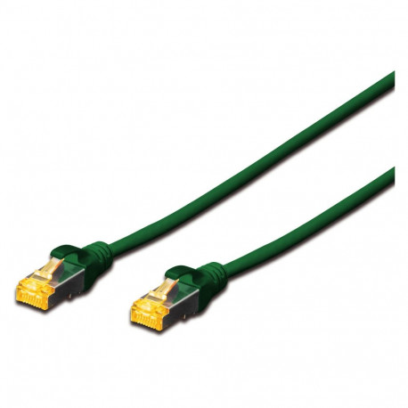 DIGITUS CAT 6A S/FTP patch-kaabel, 0,5m, roheline