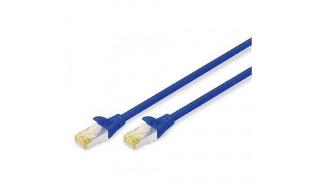 DIGITUS CAT 6A S/FTP lappkaabel, 0,5 m, sinine