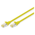 "DIGITUS CAT 6A S/FTP Patchkabel, 0,25m, gelb"