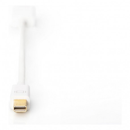 DIGITUS DisplayPort kaabel miniDP -> HDMI-A St/Bu 0.15m valge