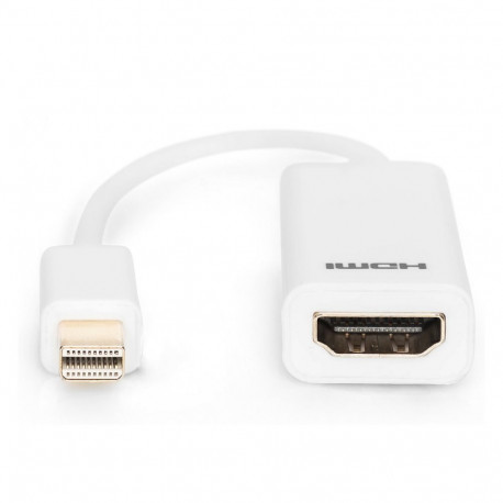 DIGITUS DisplayPort kaabel miniDPort -> HDMI/A St/Bu 0.15m