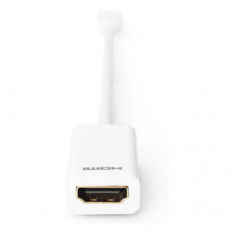 DIGITUS DisplayPort adapter Mini DP-HDMI A, 0,15 valge