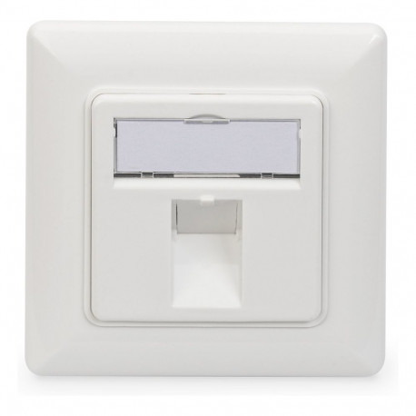 DIGITUS Keystone mooduli seinatoos 1x raam 80x80mm + keskplaat