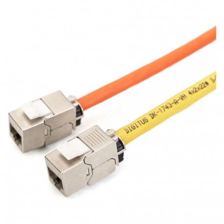 "DIGITUS Keystone Jack Cat6a RJ45 -> LSA geschirmt 500MHz"