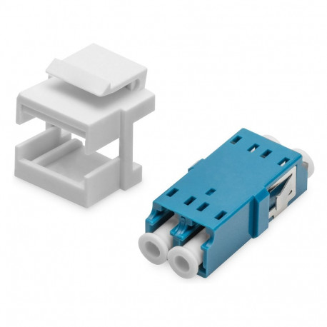 "DIGITUS LWL Kupplung LC->LC Singlemode Duplex Keystone-Modul"