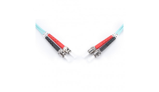 "DIGITUS LWL Patchkabel ST -> ST 3.00m Multimode Duplex OM3"
