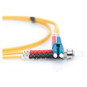 "DIGITUS LWL Patchkabel LC -> ST 3.00m Singlemode Duplex OS2"