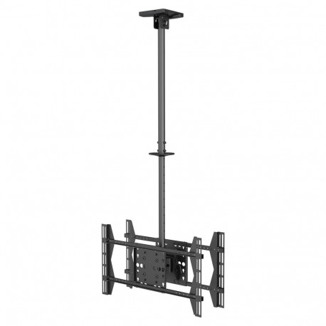 Equip laekinnitus 39"-75" 2 ekraanile 40kg 2 liigendiga kallutatav must lite