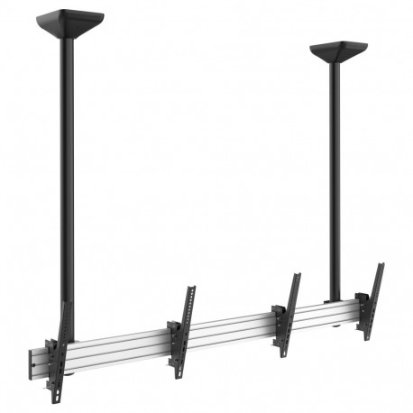 Equip laekinnitus 45"-55" kahele ekraanile á 50 kg 1 liigendiga kallutatav must lite Retail