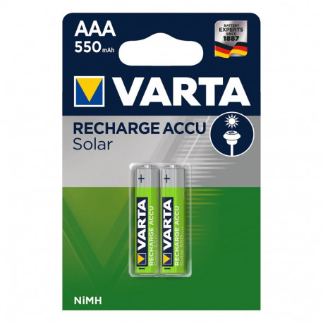 Varta AAA 1.2V (HR03) laetavad akud, 2 tk pakis