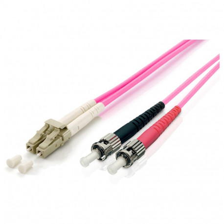 "Equip LWL Patchkabel LC->ST 0.50m Multimode Duplex OM4 vi Polybeutel"