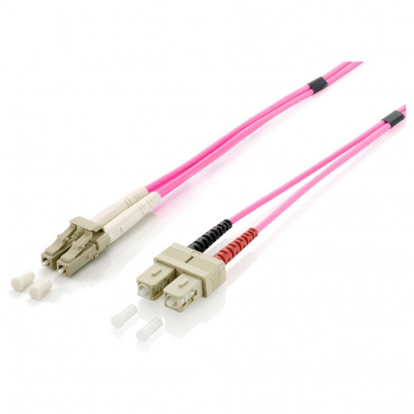 "Equip LWL Patchkabel LC->SC 0.50m Multimode Duplex OM4 vi Polybeutel"