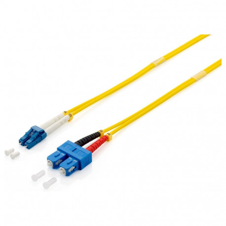 "Equip LWL Patchkabel LC->SC 2.00m Singlemode Duplex OS2 ge Polybeutel"