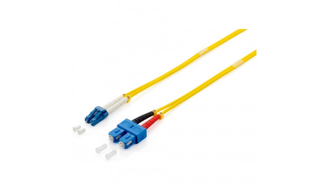 "Equip LWL Patchkabel LC->SC 3.00m Singlemode Duplex OS2 ge Polybeutel"