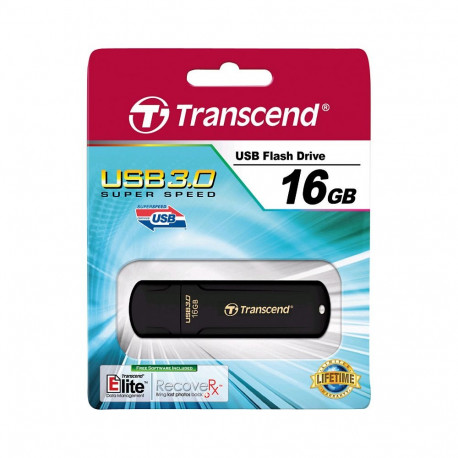 Transcend JetFlash 700 16GB USB 3.0 must mälupulk