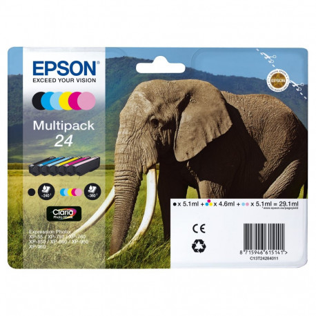 "Epson 24 6-Pack MULTIPACK T2428"