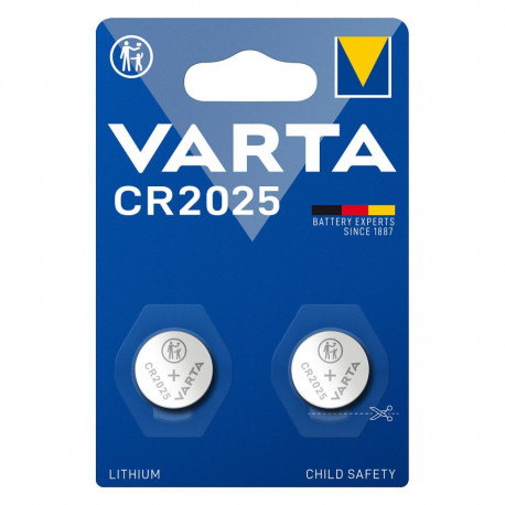 "Batterie Knopfzelle CR2025 *Varta* 2-Pack"