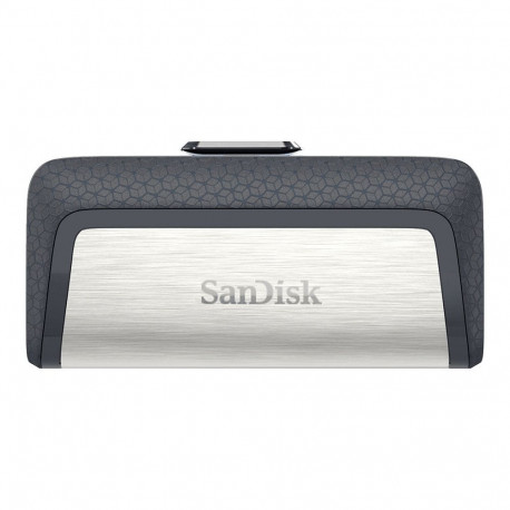 Sandisk mälupulk Ultra Dual Drive 128GB USB 3.1 Type-A/Type-C, must/hõbedane
