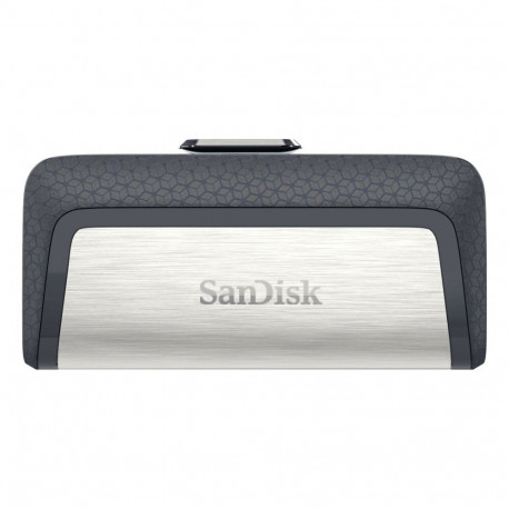 Sandisk mälupulk Ultra Dual Drive 256GB USB 3.1 Type-A/Type-C, must/hõbedane