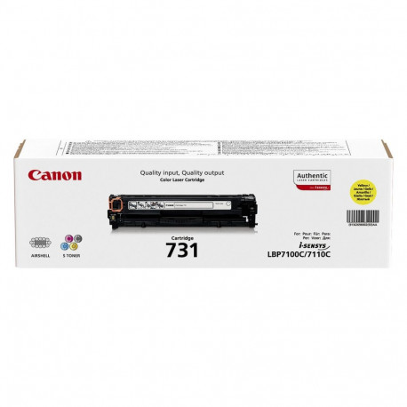 "Canon Toner 731 Y yellow 1500 Seiten"
