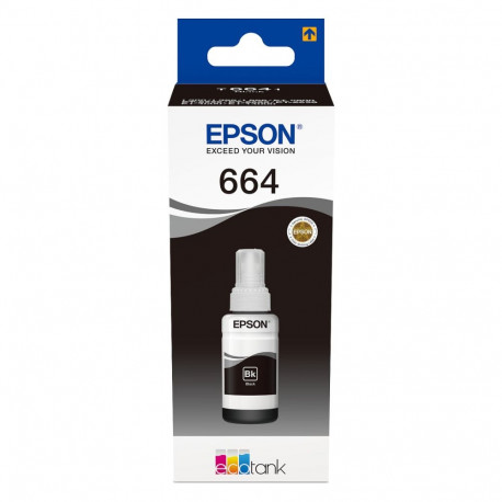 Epson Tinte1LB T6641 must tindikassett 70ml 1-pakk (A)