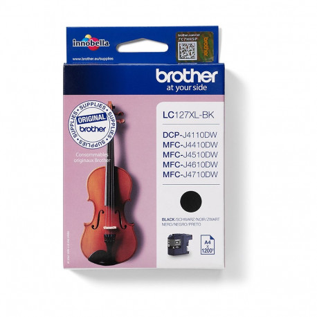 "Brother Tinte LC-127XL-BK Schwarz bis zu 1.200 Seiten nach ISO/IEC 24711"