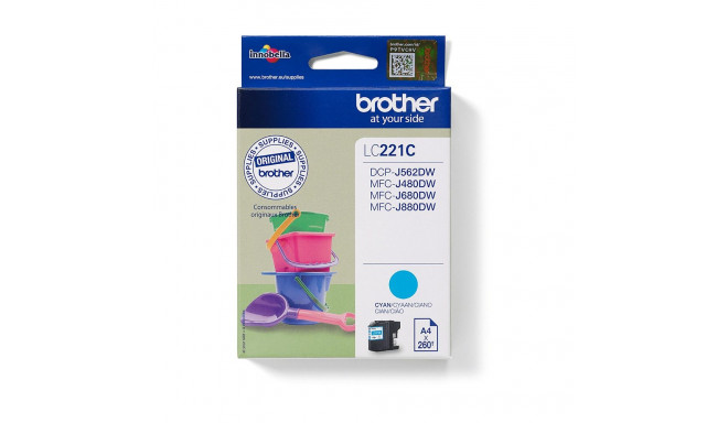 Brother LC221C tsüaan