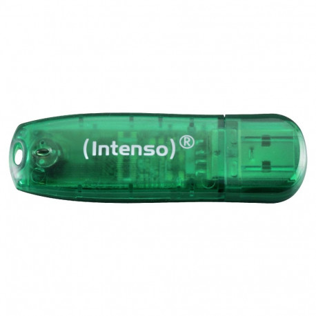"STICK 8GB USB 2.0 Intenso 3502460 Rainbow Line Green"