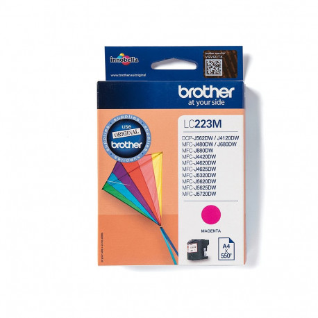 Brother LC-223M magenta tint kuni 550 lehekülge vastavalt ISO/IEC 24711