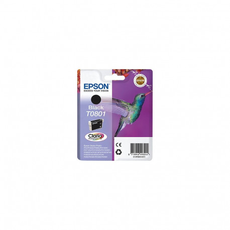 "Epson Tinte 5LB T0801 ink cartridge black standard capacity 7.4ml 330 pages 1-pack blister without 