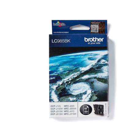 "Brother Tinte LC-985BK Schwarz bis zu 300 Seiten nach ISO/IEC 24711"