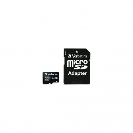 "CARD 64GB Verbatim Pro MicroXC 90MB/s +Adapter"
