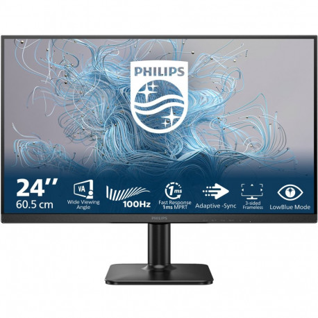 "Philips 60.5cm (23.8"") 24E2N1100LB 16:09 HDMI+D-Sub VA black"