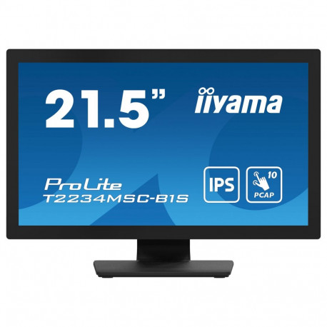 IIYAMA 54.6cm (21.5") T2234MSC-B1S 16:9 M-Touch HDMI+DP IPS jaemüük