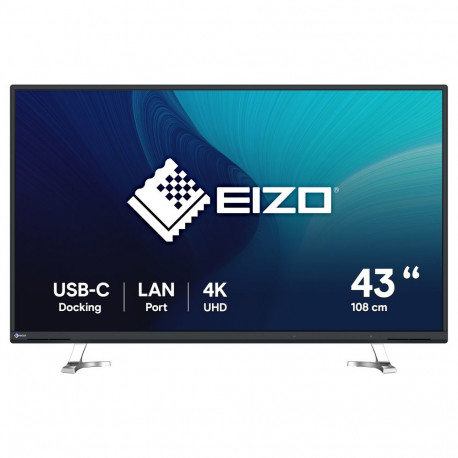 "EIZO 108cm (42.5"") EV4340X-BK 16:09 4K 2xHDMI+DP+USB-C IPS"