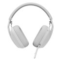 "Logitech Zone Vibe 100 Headset full size Bluetooth wireless off-white"