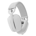 "Logitech Zone Vibe 100 Headset full size Bluetooth wireless off-white"