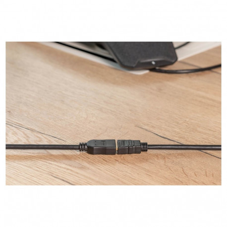 DIGITUS HDMI Ethernetiga pikenduskaabel 4K 3m must